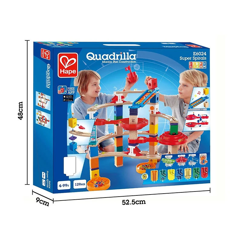 Hape Marble Run: Super Spiral Building Set