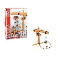 Hape Playscapes Crane Lift Playset Interactive Toy