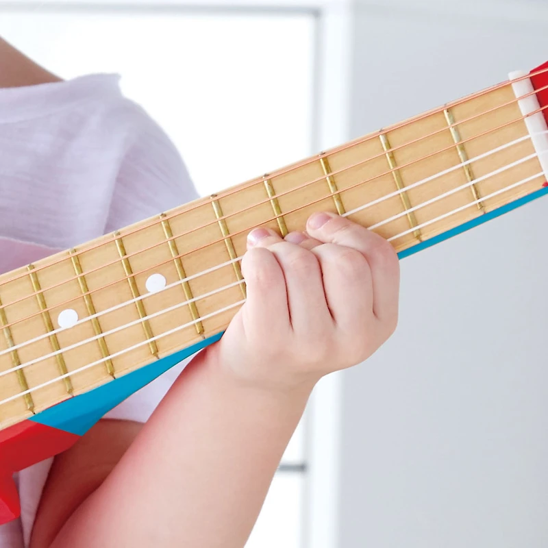 Hape First Musical Guitar: Blue Lagoon Musical Instrument