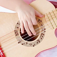 Hape First Musical Guitar: Red Flame Musical Instrument