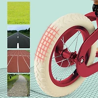 Hape Get Up & Go: Balance Bike - Red Unisex