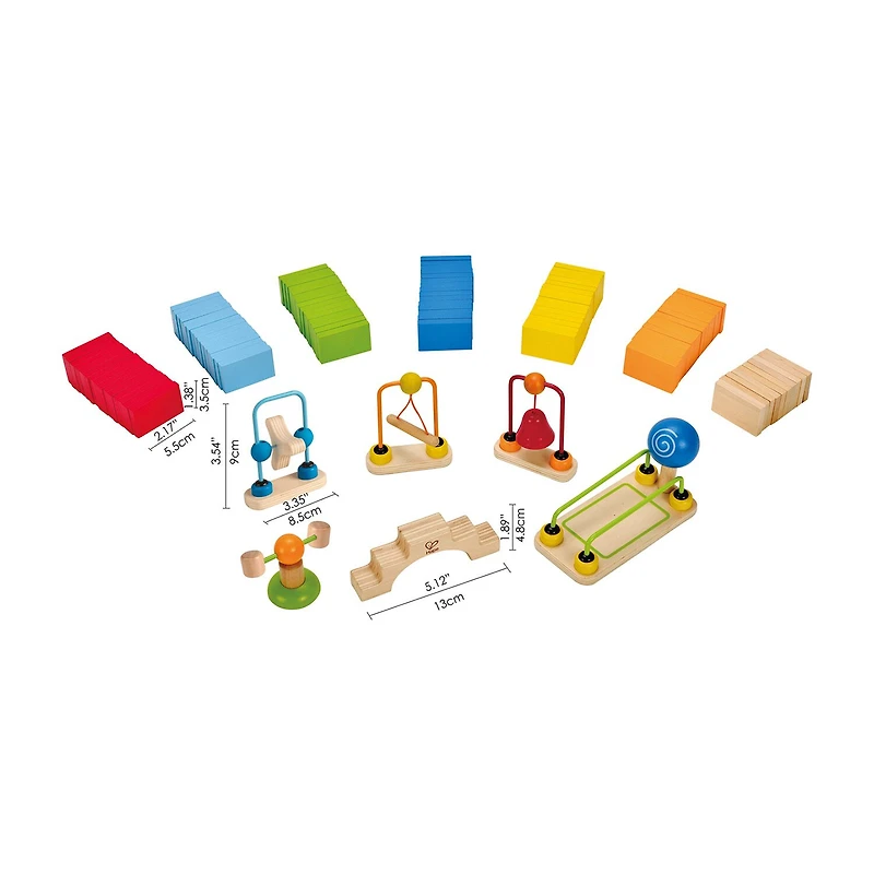 Hape Wooden Domino Ball Set: Dynamo Dominoes
