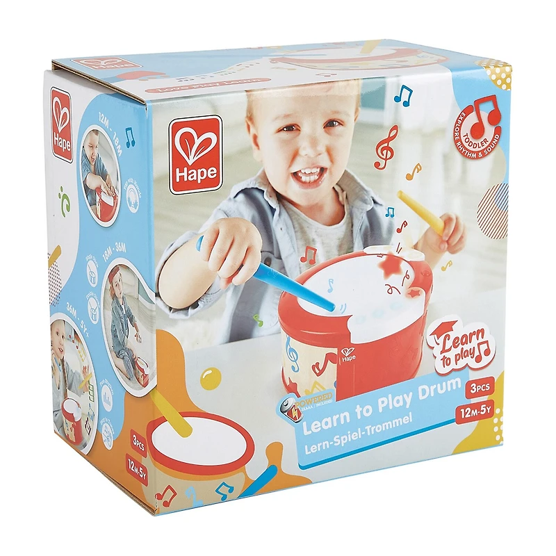 Hape Electronic Drum Instrument Toy Musical Instrument