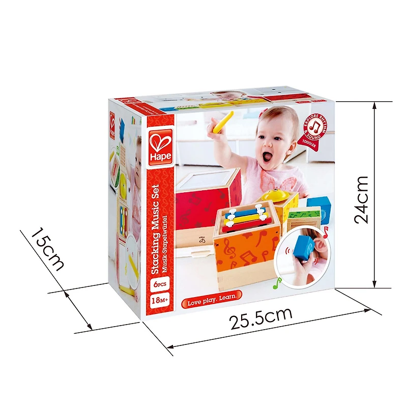 Hape Odyssey Stacking Music Set Interactive Toy