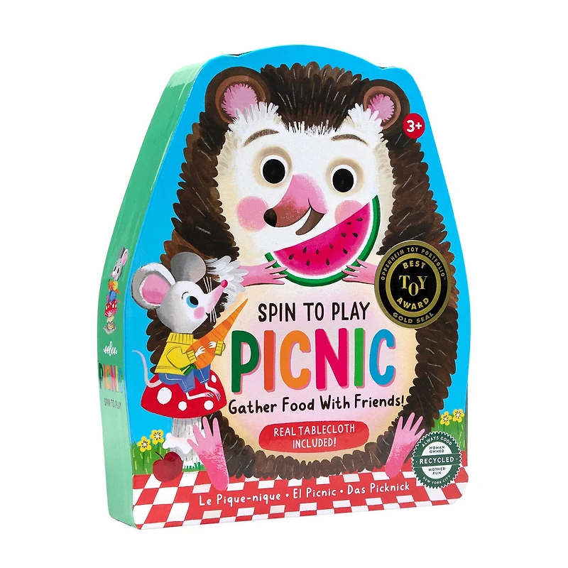 Eeboo Spin To Play Picnic Discovery Toy