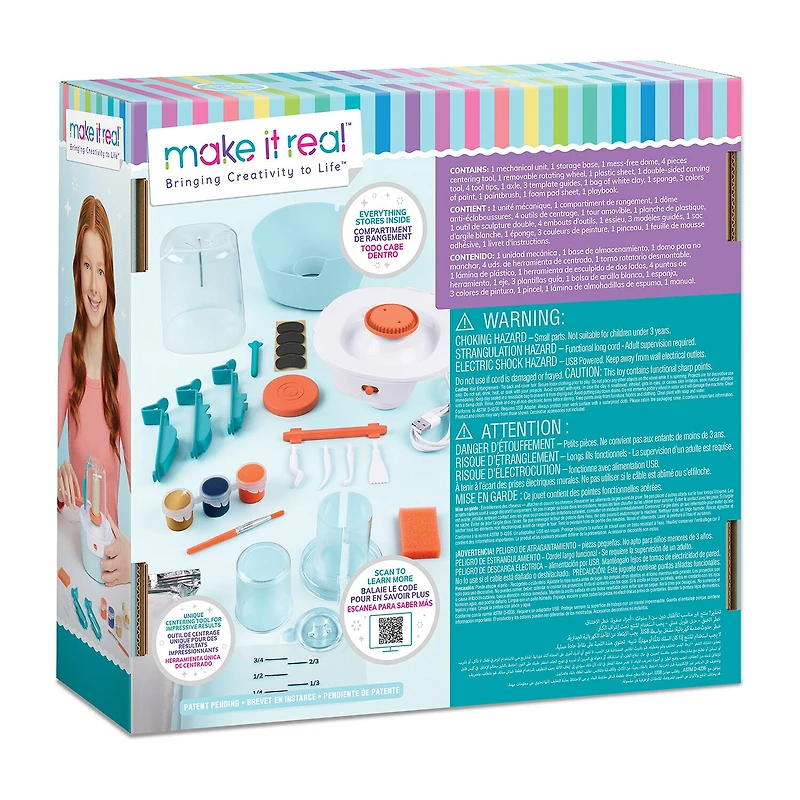 Make It Real Mini Pottery Studio Art Set