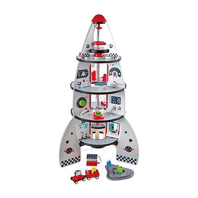 Hape Four-Stage Rocket Ship Playset Interactive Toy