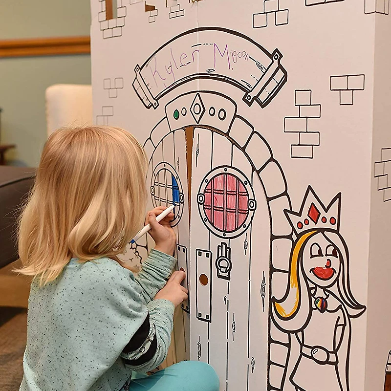 Easy Playhouse Fairy Tale Castle 2-pc. Coloring Set