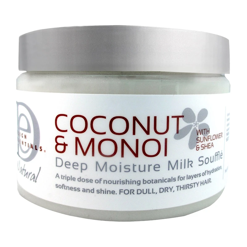 Design Essentials Coconut & Monoi Deep Moisture Milk Soufflé Hair Cream 12 oz.