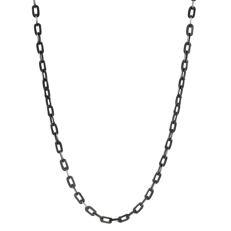 Mens Stainless Steel 24 Inch Link Necklace