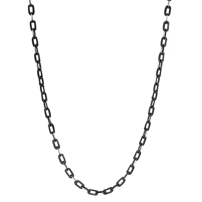 Mens Stainless Steel 24 Inch Link Necklace