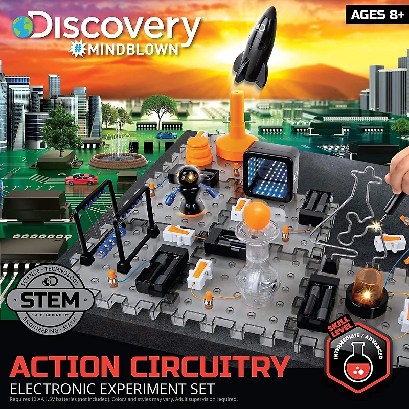 Discovery #Mindblown Action Circuitry Electronic Experiment STEM Set