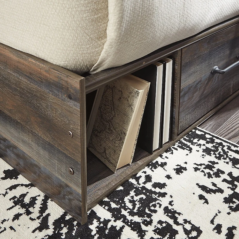 Signature Design by Ashley® Drystan Panel Bed with 2-Storage Drawers