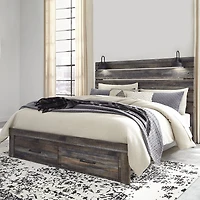 Signature Design by Ashley® Drystan Panel Bed with 2-Storage Drawers