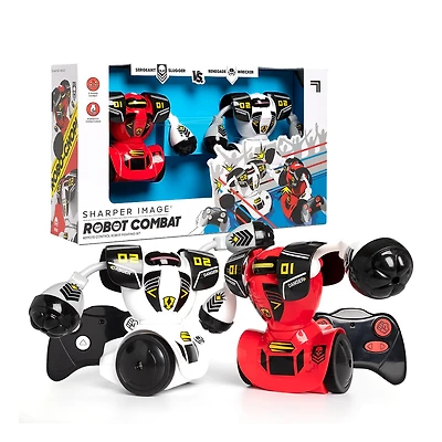 Sharper Image Remote Control Robot Combat Set, Multiplayer RC Toy for Kids