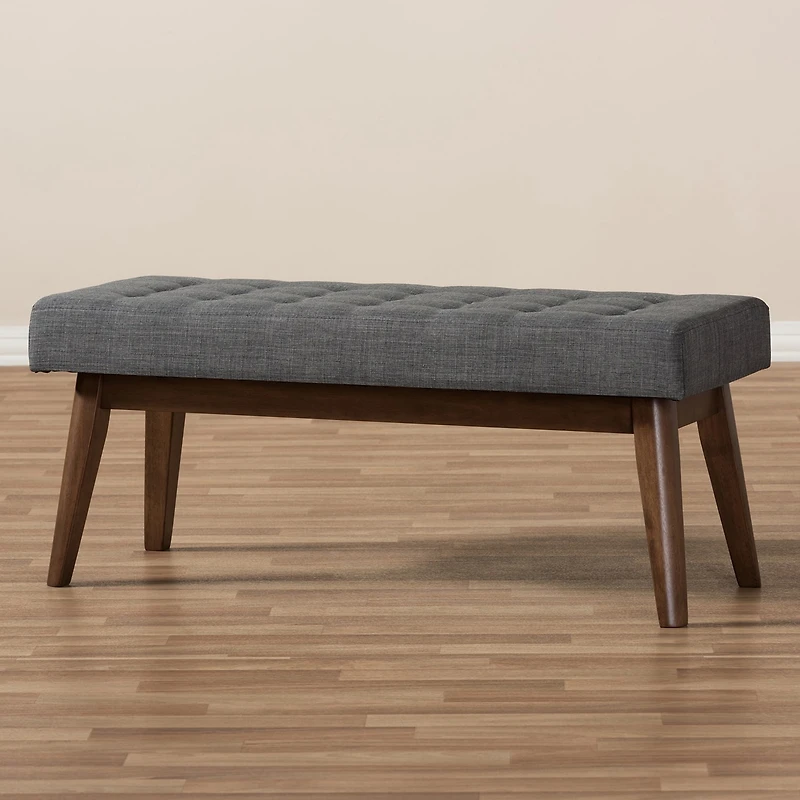 Elia Upholstered Tufted Bench