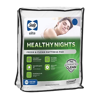 Sealy® Healthy Nights Fresh And Clean Mattress Pad