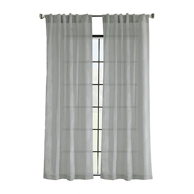 Habitat Trenton Rod Pocket Back Tab Light-Filtering Single Curtain Panel