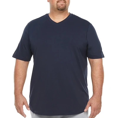 Stylus Mens V Neck Short Sleeve Big and Tall T-Shirt
