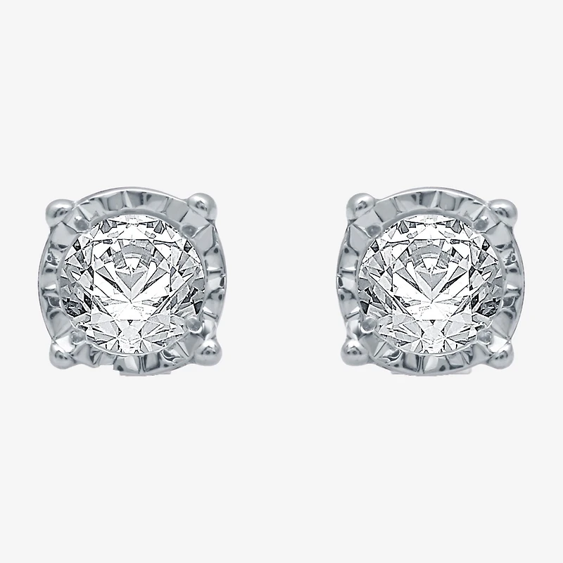 1/5 CT. T.W. Natural Diamond Stud Earrings 10K Gold