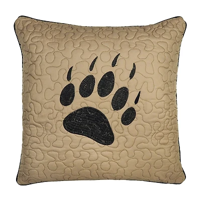 Donna Sharp Bear Walk Plaid Square Throw Pillow