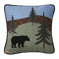 Donna Sharp Bear Lake Square Throw Pillow