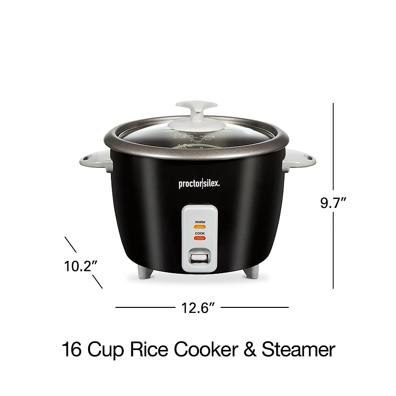 Proctor Silex 16 Cup Rice Cooker & Steamer