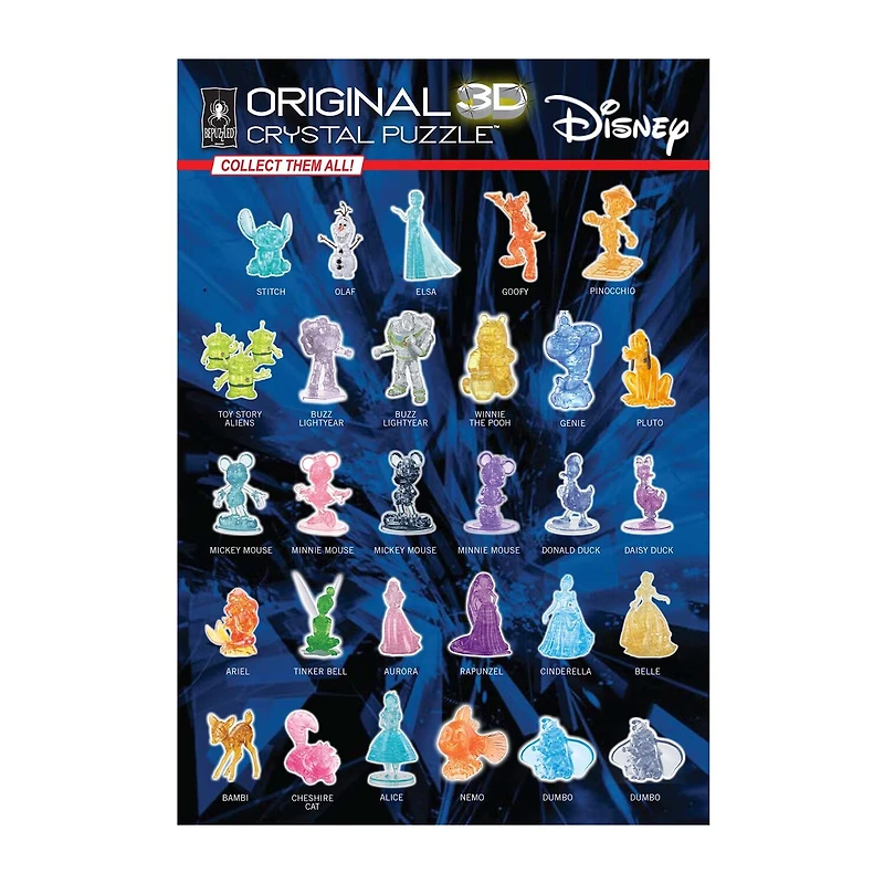 Bepuzzled 3d Crystal Disney Ursula: 44 Pcs Ariel The Little Mermaid 44-pc. Puzzle