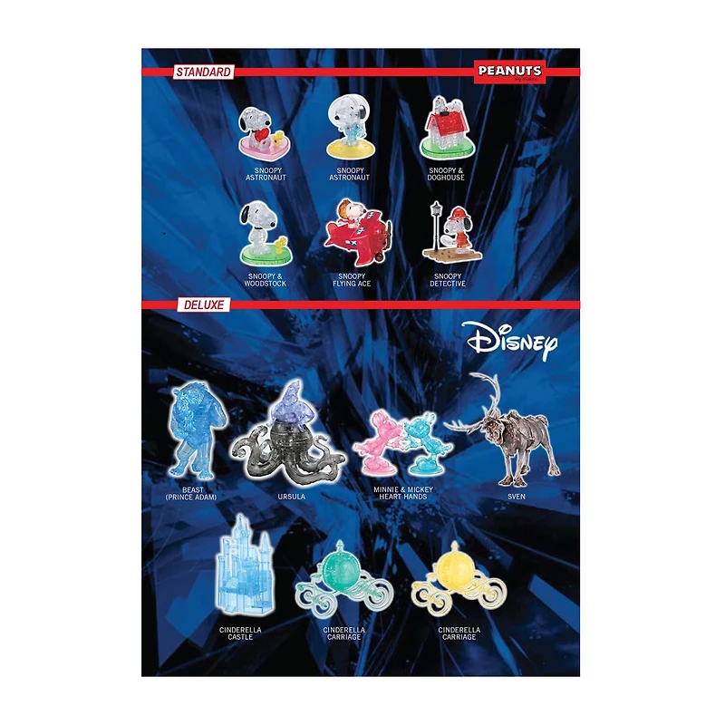 Bepuzzled 3d Crystal Disney Ursula: 44 Pcs Ariel The Little Mermaid 44-pc. Puzzle