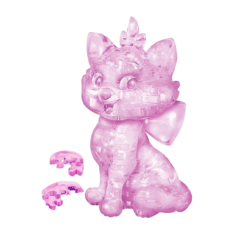 Areyougame.Com 3d Crystal Disney Marie (Pink): 45 Pcs The Aristocats 45-pc. Puzzle