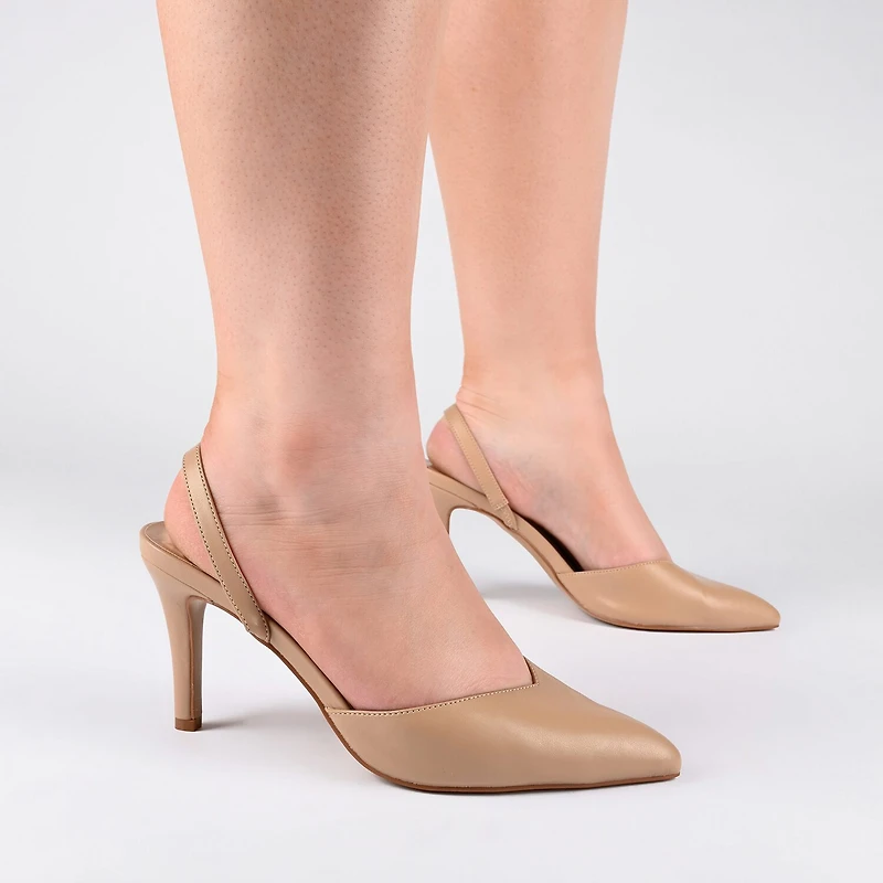 Journee Collection Yvon Womens Pointed Closed Toe Stiletto Heel Pumps