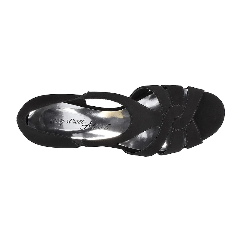 Easy Street Womens Essie Heeled Sandals