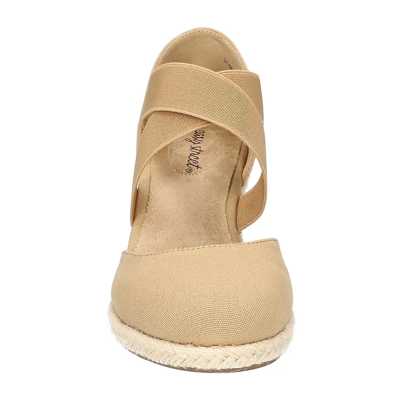 Easy Street Womens Pari Wedge Sandals