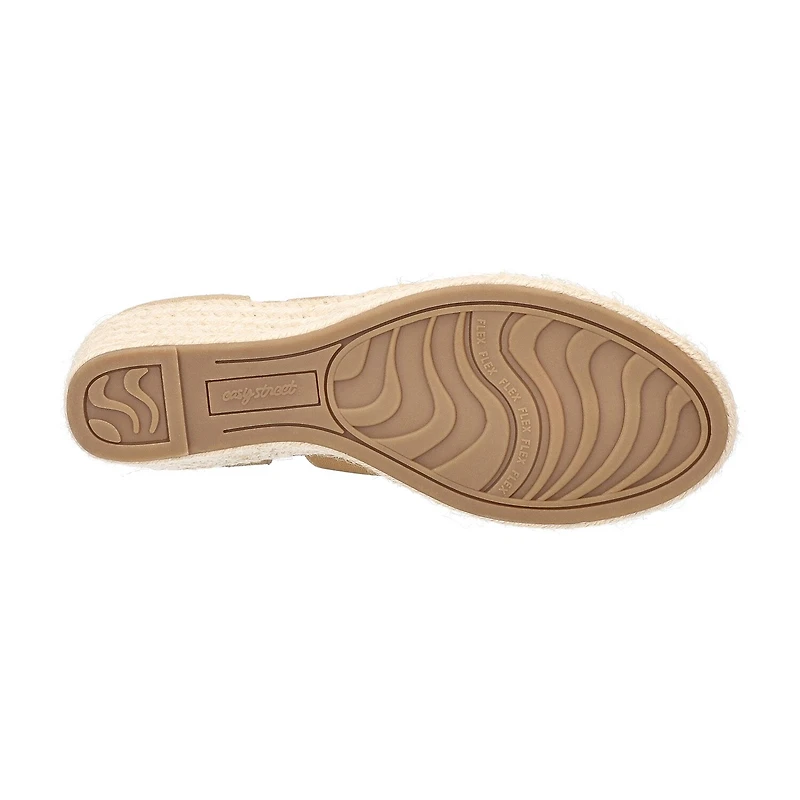 Easy Street Womens Pari Wedge Sandals