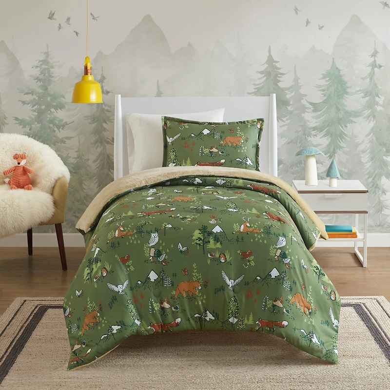 Intelligent Design Theo Reversible Midweight Comforter Set