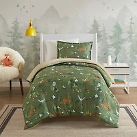 Intelligent Design Theo Reversible Midweight Comforter Set