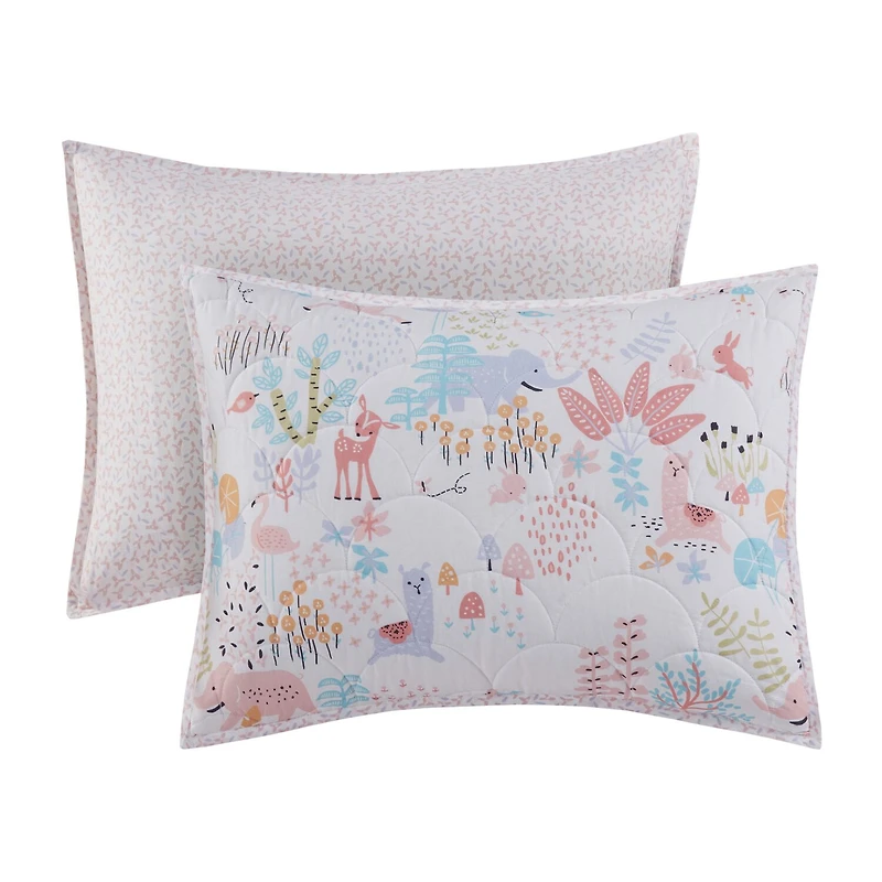 Intelligent Design Kinsley Cotton REVERSIBLE Quilt Set