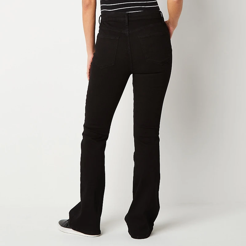 a.n.a Womens High Rise Flare Leg Jean