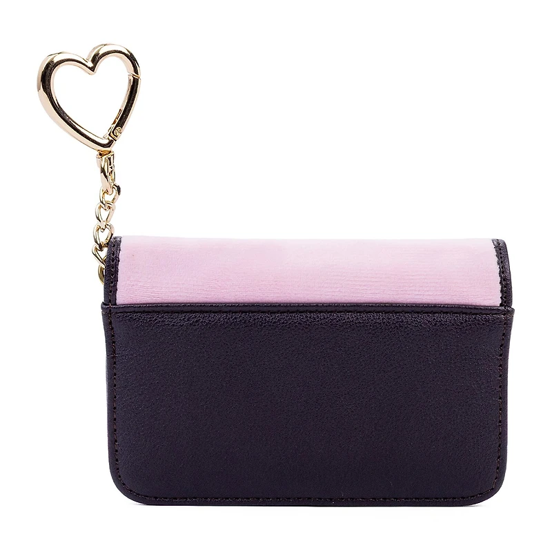 Juicy By Couture Retro Chic Velour Womens Flip Fold Wallet