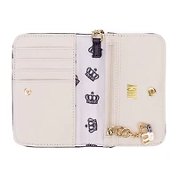Juicy By Couture Retro Chic Velour Womens Flip Fold Wallet