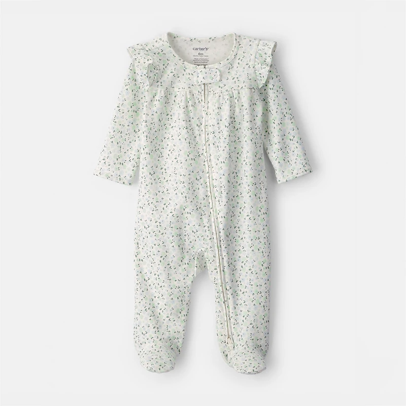 Carter's Baby Girls Floral Sleep and Play