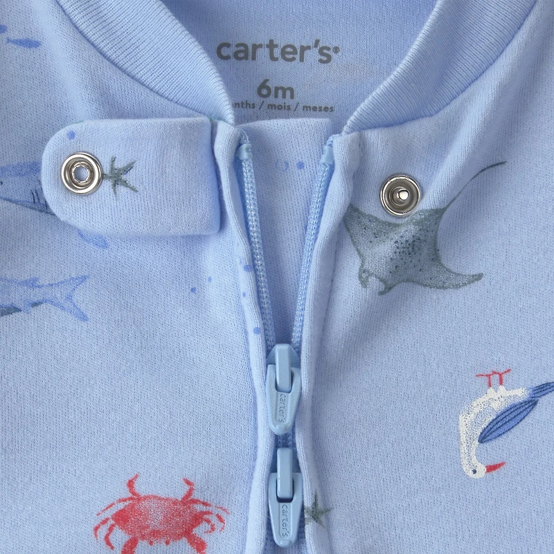 Carter's Sea Animals Baby Boys Sleep and Play