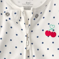 Carter's Cherry Baby Girls Dots Sleep and Play