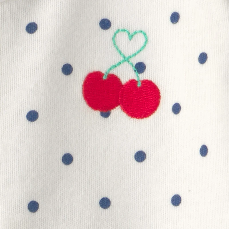 Carter's Cherry Baby Girls Dots Sleep and Play