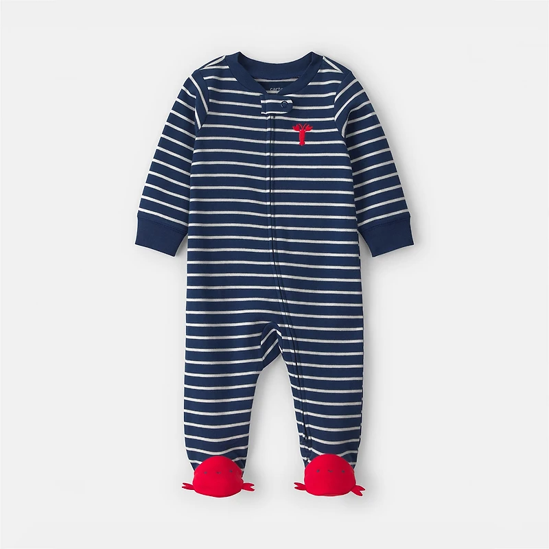 Carter's Lobster Baby Boys Striped Sleep and Play