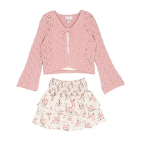 Rare Editions Big Kid Girls 3-pc. Skirt Set