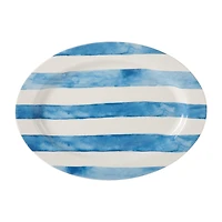 Martha Stewart Salt and Shore Americana 16 inch Ceramic Oval Platter