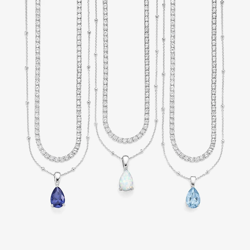 Gemstone 2-pc. Necklace Set