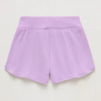Xersion Little & Big Kid Girls Stretch Fabric Mid Rise Pull-On Short