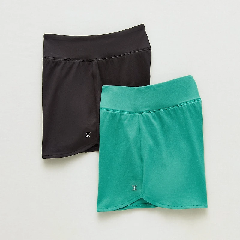 Xersion Little & Big Kid Girls Stretch Fabric Mid Rise 2-pc. Pull-On Short